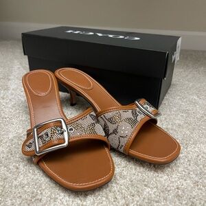 Coach Margot Crystal Kitten Heels